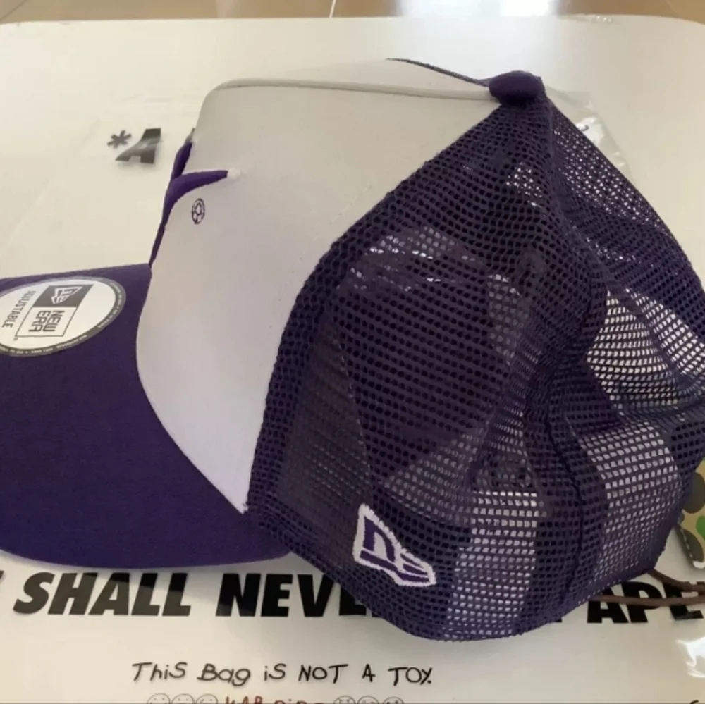 Bape Purple and White New Era Cap  ‼️ NEW ‼️ - Picture 3 of 8
